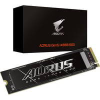 GIGABYTE AORUS Gen5 14000 SSD 2 TB M.2 PCI Express 5.0 NVMe 3D TLC NAND, Solid state-drev Sort, 2 TB, M.2, 14500 MB/s