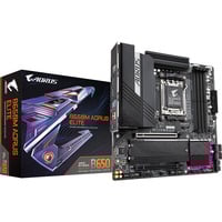 GIGABYTE B650M AORUS ELITE, Bundkort Sort