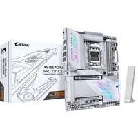 GIGABYTE X870E AORUS PRO X3D ICE, Bundkort Sølv/Hvid