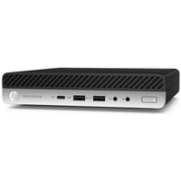 HP ProDesk 600 G5 MP Renoveret, Mini-PC Sort/Sølv