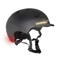 HUDORA Skaterhjelm LED Sort