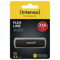 Intenso Flex Line 256 GB, USB-stik Sort