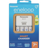Panasonic Oplader eneloop Universal Smart Charger Set Hvid