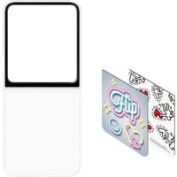 SAMSUNG EF-ZF741CTEGWW mobiltelefon etui 17 cm (6.7") Cover Transparent, Mobiltelefon Cover grå, Cover, Samsung, Galaxy Z Flip6, 17 cm (6.7"), Transparent