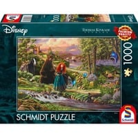 Schmidt Spiele Thomas Kinkade Studios: Disney Dreams Collection - Brave, Merida Legende der Highlands, Puslespil 