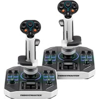 Thrustmaster Sol-R 2 HOSAS Space Sim Duo Sort, Hvid USB Flightstick Analog/digital PC, Joystick Sort/Hvid, Flightstick, PC, Analog/digital, Ledningsført, USB, USB Type-C