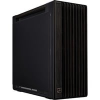 ASUS ProArt PA602 Wood Edition – Metal Panel Midi Tower Sort, Towerkabinet Sort, Midi Tower, PC, Sort, ATX, DTX, EATX, micro ATX, Mini-DTX, Mini-ITX, Hjemme/kontor, 19 cm