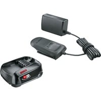 Bosch 1 600 A02 625 ledningsfrit batteri og ledningsfri oplader Batteri- og opladersæt Sort, Batteri- og opladersæt, 2,5 At, 18 V, Bosch, Sort, 2 A
