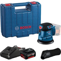 Bosch Batteridrevet excentersliber GEX 185-LI Professional, 18 Volt, Tilfældige rystepudser Blå/Sort