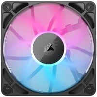 Corsair Corsair iCUE RX120 RGB Single, Sag fan Sort