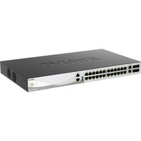 D-Link DMS-3130-30PS netværksswitch Administreret L3 2.5G Ethernet (100/1000/2500) Strøm over Ethernet (PoE) 1U Sort Administreret, L3, 2.5G Ethernet (100/1000/2500), Strøm over Ethernet (PoE), Stativ-montering, 1U