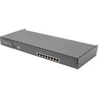 Digitus Modulær CAT 5 KVM-switch 8-port, KVM-switchen Sort