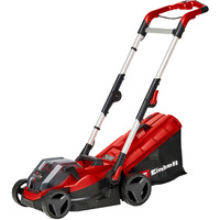 EINHELL Power X-Change batteri-plæneklipper RASARRO 36/34, 36 Volt (2x18V) Rød/Sort