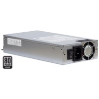 Inter-Tech ASPOWER U1A-C20500-D enhed til strømforsyning 500 W 20+4 pin ATX Rustfrit stål, PC strømforsyning grå, 500 W, 115 - 230 V, 92%, Overstrøm, Overstrøm, Højspænding, Overophedning, Kortslutning, 20+4 pin ATX, Server