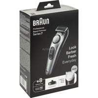 Procter & Gamble BeardTrimmer 7 BT7420 Batteri 40 2 cm Sort, Grå, Skæg trimmer grå, Vaskbar, Batteri, Sort, Grå