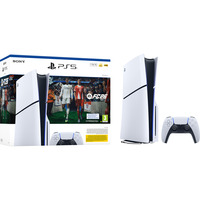 Sony Sony PS5 Slim 1 TB + EA FC26 bundel, Spillekonsol Hvid/Sort