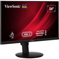 ViewSonic VG Series VG2409U-2 computerskærm 60,5 cm (23.8") 1920 x 1080 pixel Fuld HD LED Sort, LED-skærm Sort (mat), 60,5 cm (23.8"), 1920 x 1080 pixel, Fuld HD, LED, 4 ms, Sort