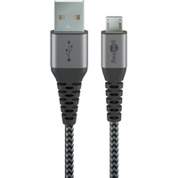 goobay 49282, Kabel grå/Sølv