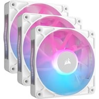 Corsair Corsair iCUE RX120 RGB Triple Kit wh, Sag fan Hvid