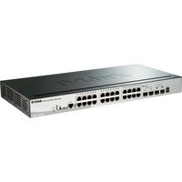 D-Link DGS-1510-28P netværksswitch Administreret L3 Gigabit Ethernet (10/100/1000) Strøm over Ethernet (PoE) Sort Administreret, L3, Gigabit Ethernet (10/100/1000), Fuld duplex, Strøm over Ethernet (PoE), Stativ-montering
