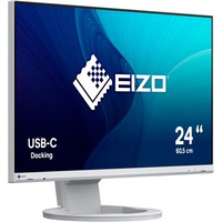 EIZO FlexScan EV2480-WT computerskærm 60,5 cm (23.8") 1920 x 1080 pixel Fuld HD LCD Hvid, LED-skærm Hvid, 60,5 cm (23.8"), 1920 x 1080 pixel, Fuld HD, LCD, 5 ms, Hvid