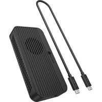 ICY BOX IB-1980M-80G M.2 NVMe SSD kabinet, Drev kabinet Sort