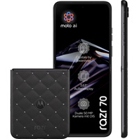 Motorola razr 70 256GB Swarovski, Mobiltelefon Sort