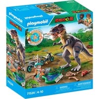 PLAYMOBIL Dinos T-Rex sporjagt, Bygge legetøj 