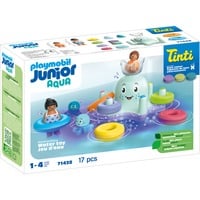 PLAYMOBIL Junior Aqua & Tinti: Farverig blæksprutte, Bygge legetøj 