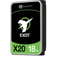 Seagate Enterprise Exos X20 harddisk 18 TB 7200 rpm 3.5" SAS 18 TB, 7200 rpm, 3.5", SAS