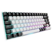 Sharkoon SKILLER SGK50 S3, Gaming-tastatur Hvid, PT-layout, Gateron Yellow