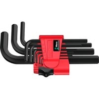 Wera 950/9 Hex-Plus 7 vinkelnøglesæt, 9 dele, Skruetrækker Sort
