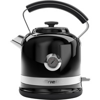 Ariete 2854/02 elkedel 1,7 L 2000 W Sort Sort, 1,7 L, 2000 W, Sort, Rustfrit stål, Vandmåler, Ledningsfri