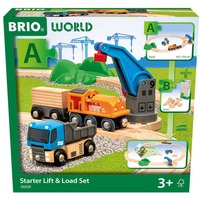 BRIO World Starterset godstog med kran A 