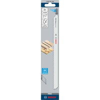 Bosch 2 608 667 394 stiksav, rullesav & sabelsavklinge Stiksavklinger High Carbon Steel (HCS) 3 stk Stiksavklinger, Spånplade, Fiberbræt, Blødt træ, Krydsfiner med trækerne, High Carbon Steel (HCS), Sort, 4 mm, 25 cm