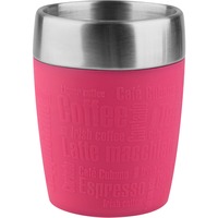 Emsa TRAVEL CUP kop Lyserød, Thermo mug Hindbær/rustfrit stål, Enkelt, 0,2 L, Lyserød