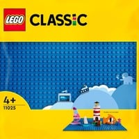 LEGO Classic Blå byggeplade, Bygge legetøj Blå, Byggesæt, 4 År, Plast, 1 stk, 111 g