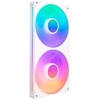 NZXT F280 RGB CORE, Sag fan Hvid