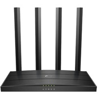TP-Link Archer C6 trådløs router Hurtigt ethernet Dual-band (2,4 GHz / 5 GHz) Hvid Sort, Wi-Fi 5 (802.11ac), Dual-band (2,4 GHz / 5 GHz), Ethernet LAN, Hvid, Bordplade router