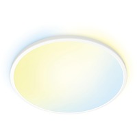 WiZ Superslim loftslampe, 22 W, LED lys Hvid, 22 W, Intelligent loftslys, Hvid, Wi-Fi/Bluetooth, LED, Ikke-udskiftelig pære(r), 2700 K