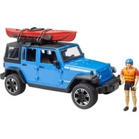 bruder Jeep Wrangler Rubicon Unlimited med kajak og figur, Model køretøj 