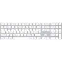 Apple Magic tastatur Bluetooth QWERTY UK engelsk Hvid Sølv/Hvid, Layout i Storbritannien, Gummi dome, Fuld størrelse (100 %), Kabel & trådløs, Bluetooth, QWERTY, Hvid