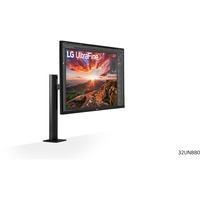 LG 32UN880K, LED-skærm Sort