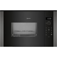 Neff HLAGD53G0 mikrobølgeovn Grafit Kombination mikroovn Indbygget 25 L 900 W Sort/grå, Indbygget, Kombination mikroovn, 25 L, 900 W, Indbygget skærm, LED