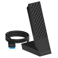 Netgear A8500 Nighthawk WiFi 7 Tri-Bånd USB 3.0 Adapter, Wi-Fi-adapter Sort