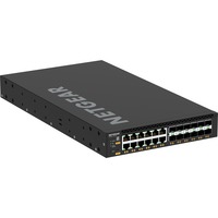 Netgear M4350-12X12F Administreret L3 10G Ethernet (100/1000/10000) 1U Sort, Switch Administreret, L3, 10G Ethernet (100/1000/10000), Fuld duplex, Stativ-montering, 1U