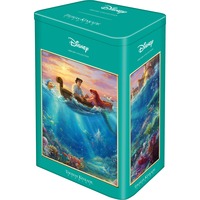 Schmidt Spiele Thomas Kinkade Studios: Disney - Ariel i nostalgisk metalæske, Puslespil 