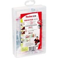 fischer Dübel DuoLine Meister-Box, Dyvel Lys grå/Rød