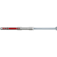 fischer Langskaftet rawlplug DuoXpand 8x100 T, Dyvel Lys grå/Rød