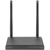 Digitus Trådløs HDMI-modtager, HDMI-udvidelse forlænger Sort